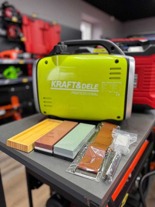 Точильні бруски для заточування ножів Kraft&Dele двохстороній камінь