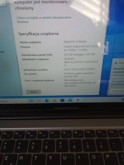 Sprzedam netbook Thompson