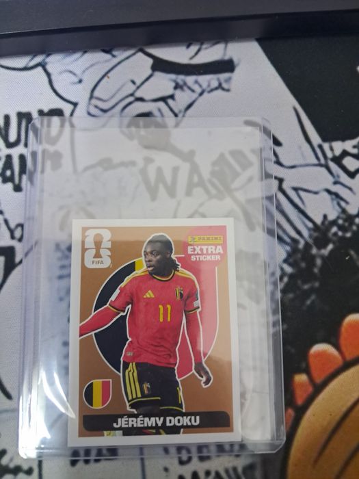 Panini FIFA 2026 Extra Sticker Jérémy Doku Bronze RARO