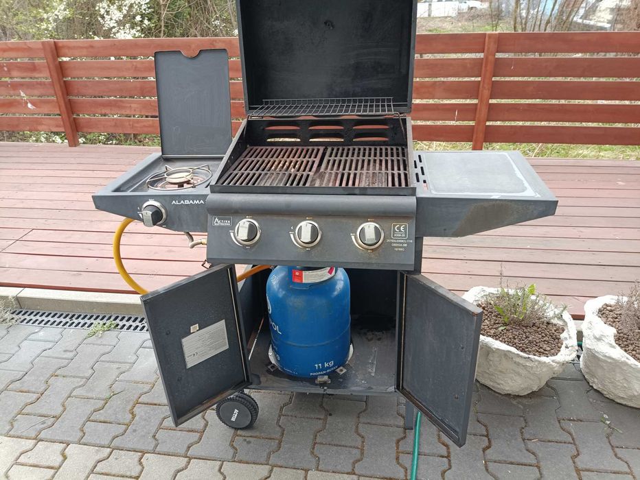 Grill gazowy ogrodowy – używany,