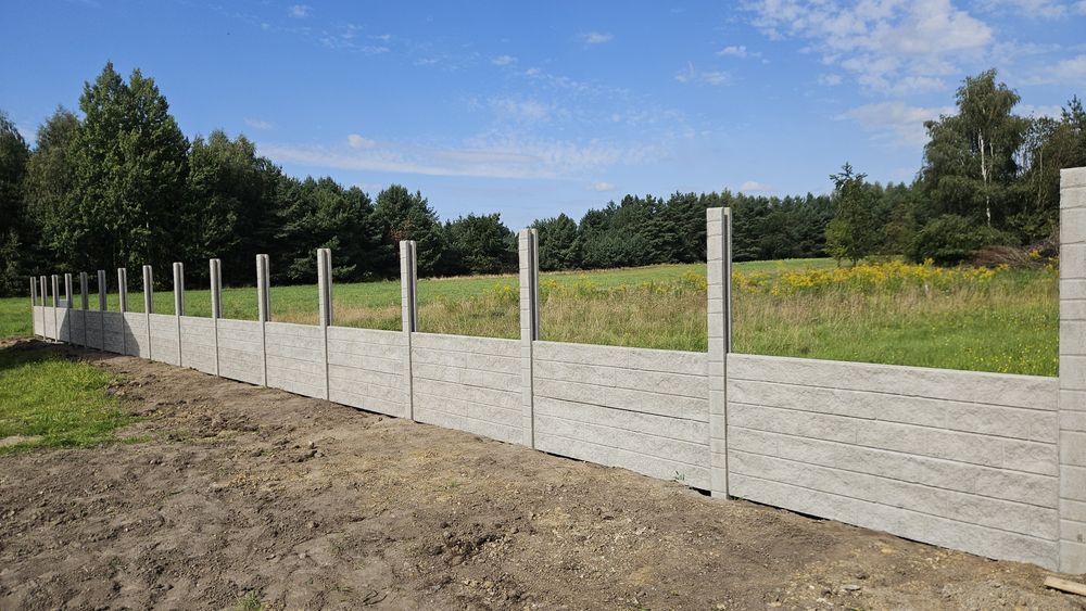Sprzedam płyty betonowe na płot Nowe dwustronne  Poznań !