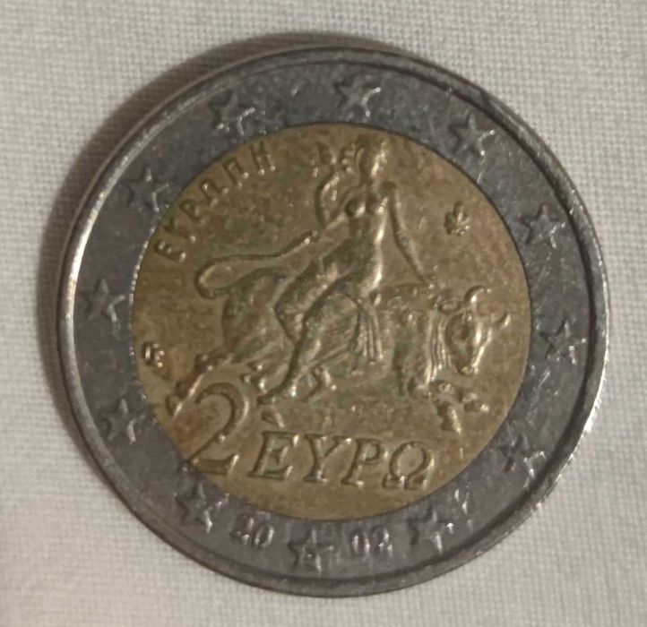 moeda de 2 euros eypo