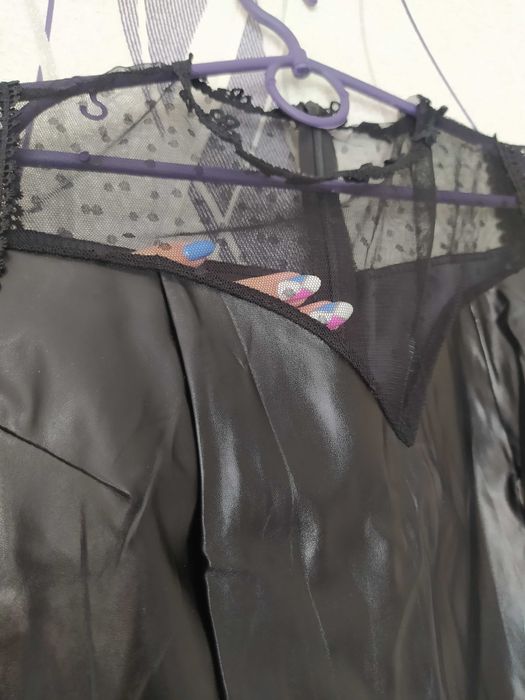 Платье летнее, материал кожзам