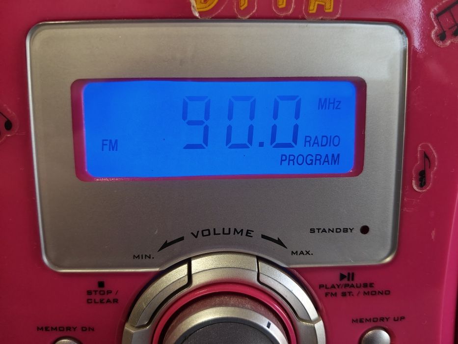 Rádio com CD de criança