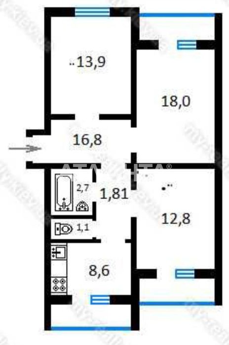 Продаж 3 кімнатної квартири,метро Героїв Дніпра, Оболонь