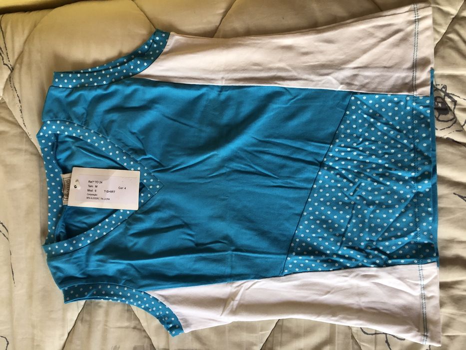 Camisola sem mangas Azul Verão