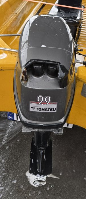 Silnik zaburtowy TOHATSU 9.9 KM 2T z manetką, pod sterociąg