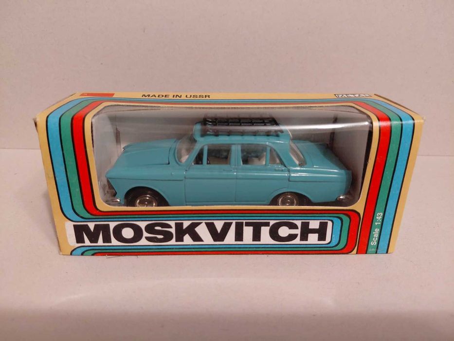 Масштабная модель Москвич-412 Model scale car Moskvitch-412