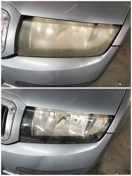 Polerowanie lamp samochodowych