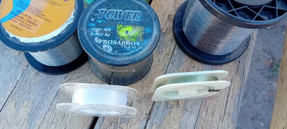 Conjunto fio de pesca
