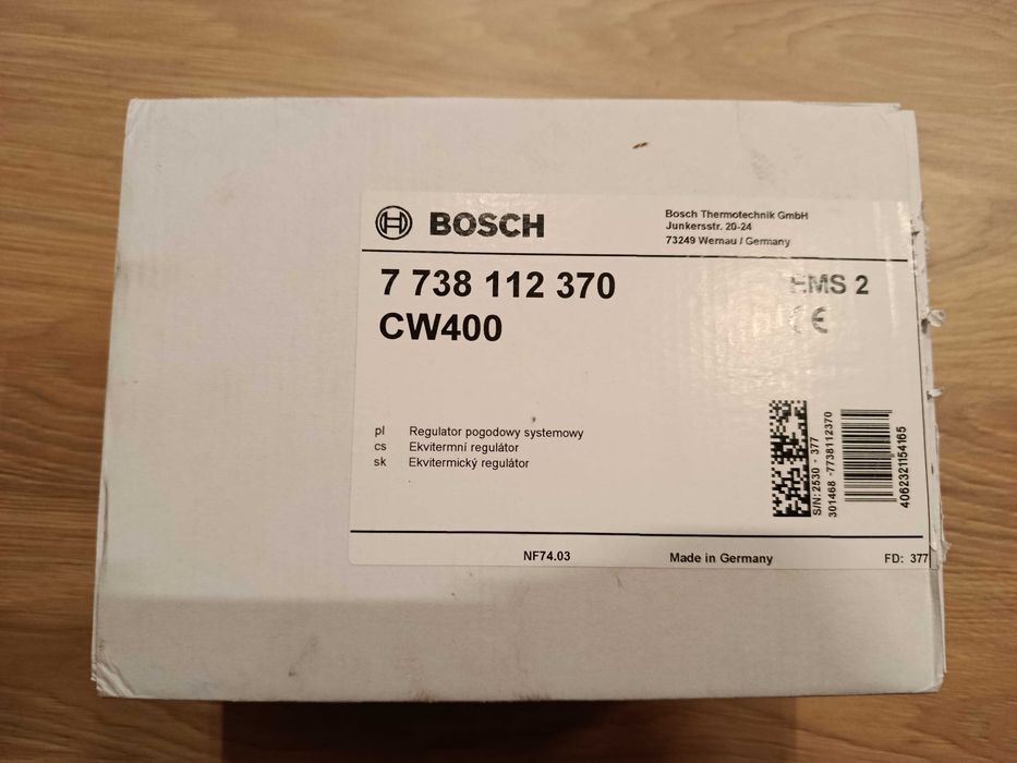 Bosch Junker CW400 Regulator tygodniowy