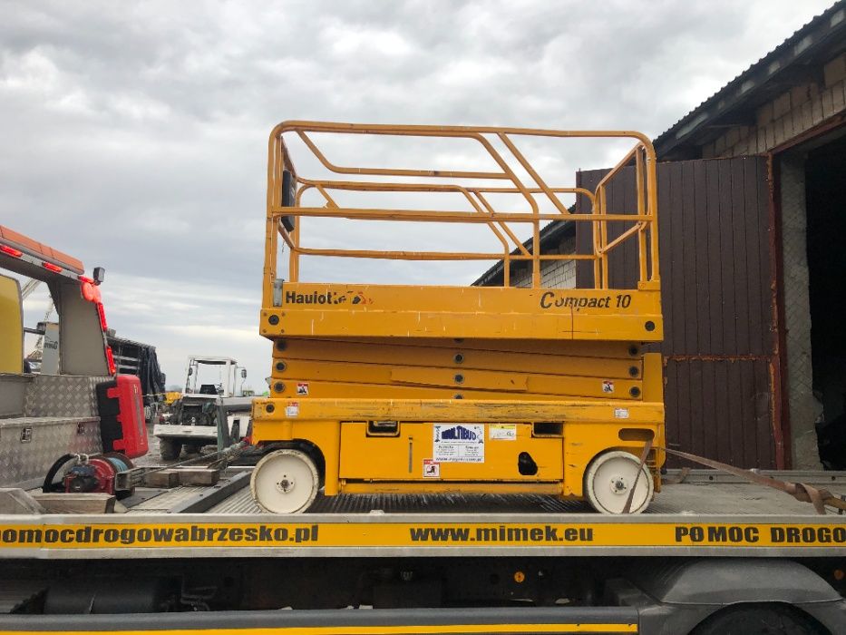 Wynajem podnośnika zwyżka 10 metrów HAULOTTE JLG GENIE MANITOU