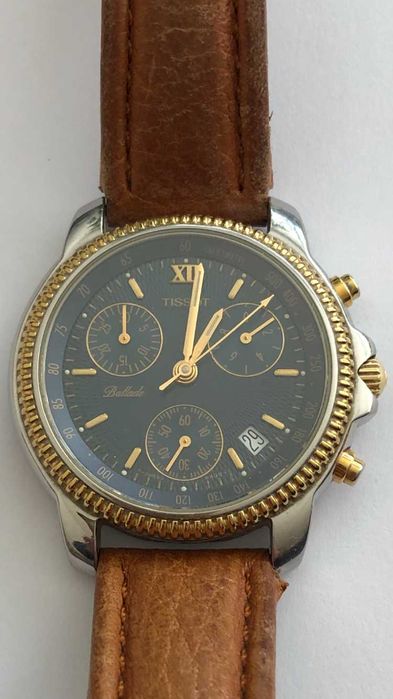 Tissot Ballade Chronograph, piękny luksusowy zegarek męski, HIT!!!