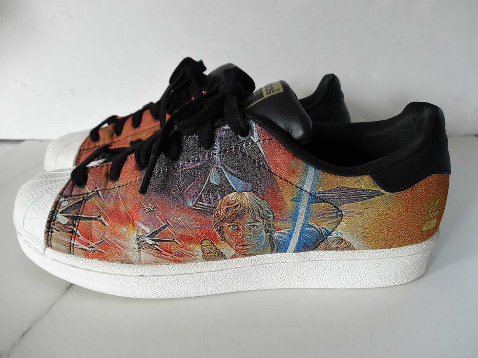 Buty ADIDAS SUPERSTAR STAR WARS roz 40 UNISEX Skóra Sportowe Adidasy