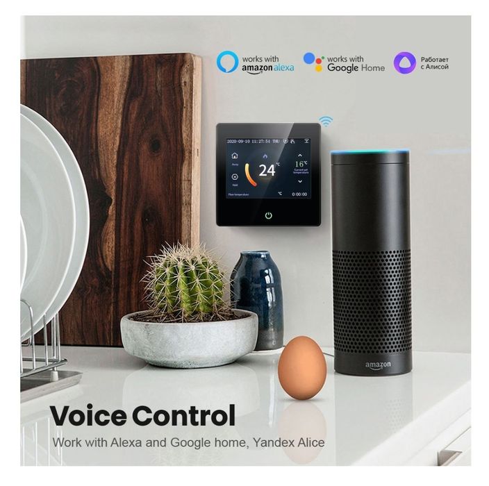 Termostat do pieca gazowego centralnego ogrzewania WiFi dotykowy ekran