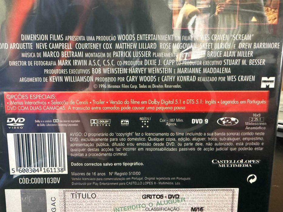 Wes Craven – Scream (Gritos)