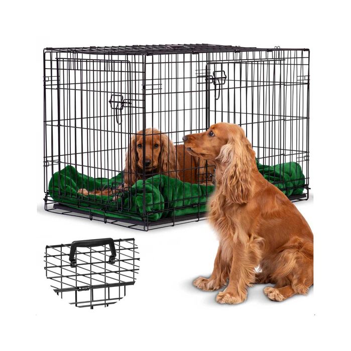 KLATKA DLA ZWIERZĄT Transporter Kojec Składana M