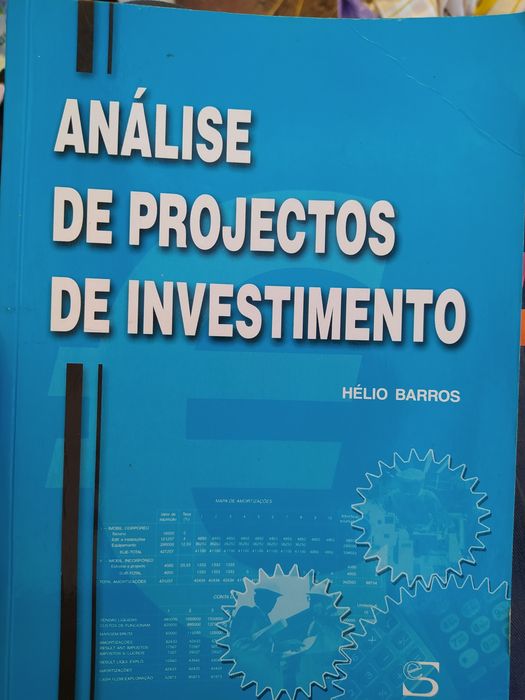 Análise de projectos de investimento de hélio Barros livro 4° edição - oferta dos portes de envio