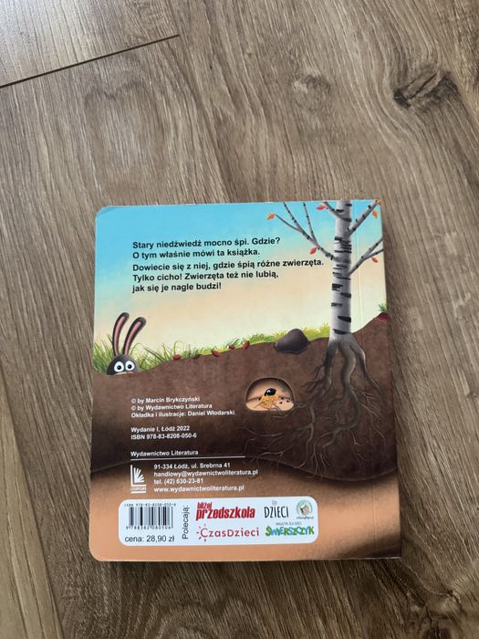 Ksiazeczka gdzie sie zwierze spac wybierze