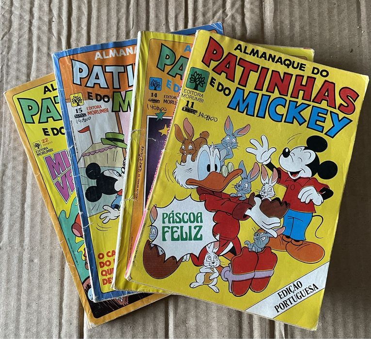 Banda Desenhada Mickey e Patinha&Mickey - anos 80