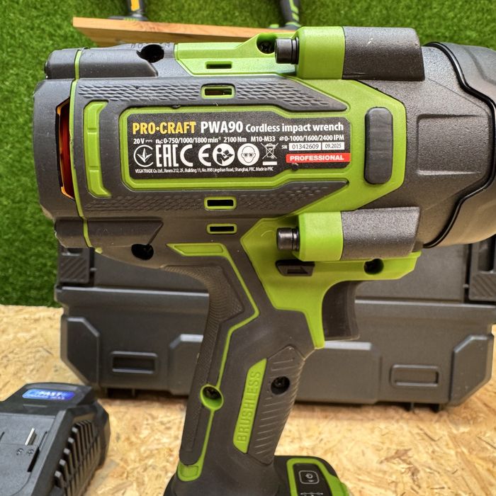 Акумуляторний гайковерт Procraft PWA90 (20В, 2100nm )