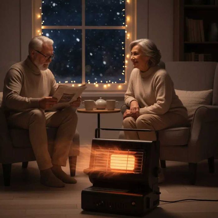 Переносной газовый обогреватель-плитка/газовий обігрівач керамічний