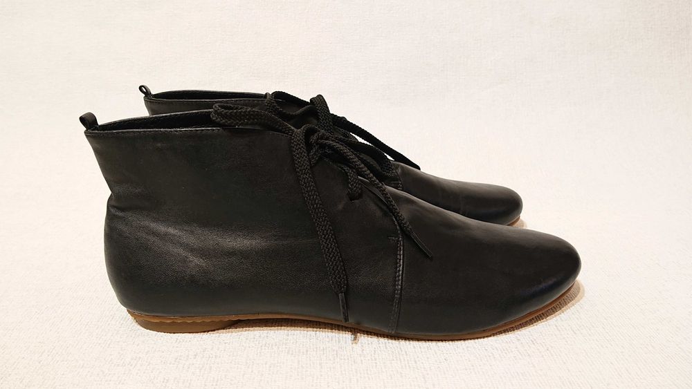 Женские кожаные демисезонные ботинки Like Show 39 40 41 кожа осень