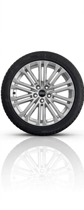 Felgi Audi A5 S5 F5 18" 8W0601025EE 8Z8 Parallel Srebrny + Pirelli 245/40R18 Zima AO 2025 - KOMPLET OE