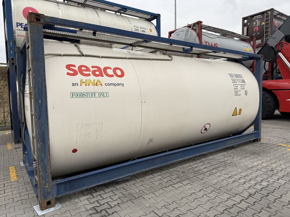 Tank kontener 25.050 ltr, cysterna, spożywczy, chemiczny ADR L4BN