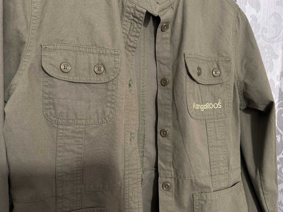 Kangaroos Lekka kurtka młodzieżowa 176/ 16 lat militarna khaki