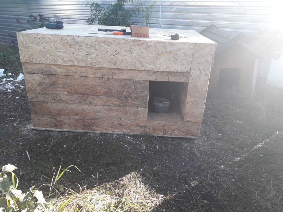 Будка термо для собаки из сип панелей