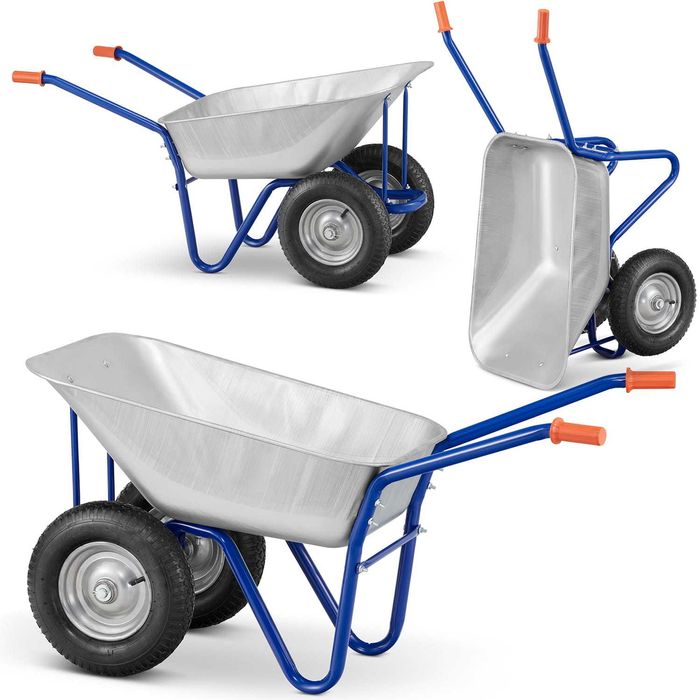 Taczka koleba budowlana ogrodowa ocynkowana KPGD-567/1 140 L / 250 kg