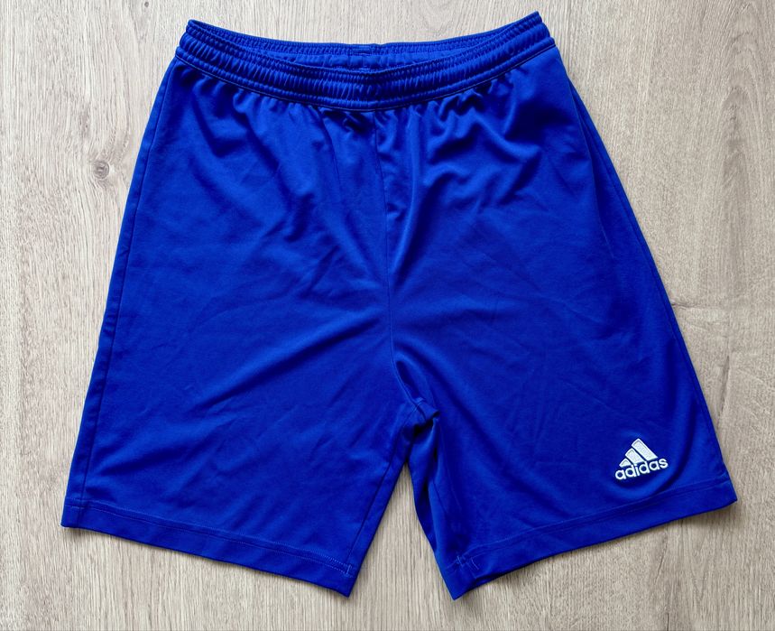 spodenki Adidas Climalite niebieskie – rozm.S