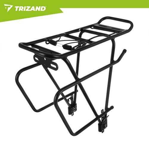 Велосипедный багажник Trizand до 25 кг для велосипеда 24–29
