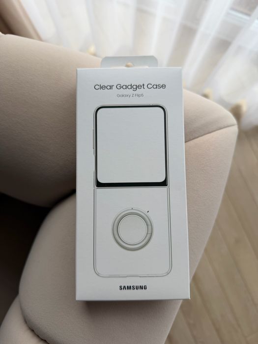 Nowe oryginalne etui Clear Gadget Case do Samsung Galaxy Z Flip 5