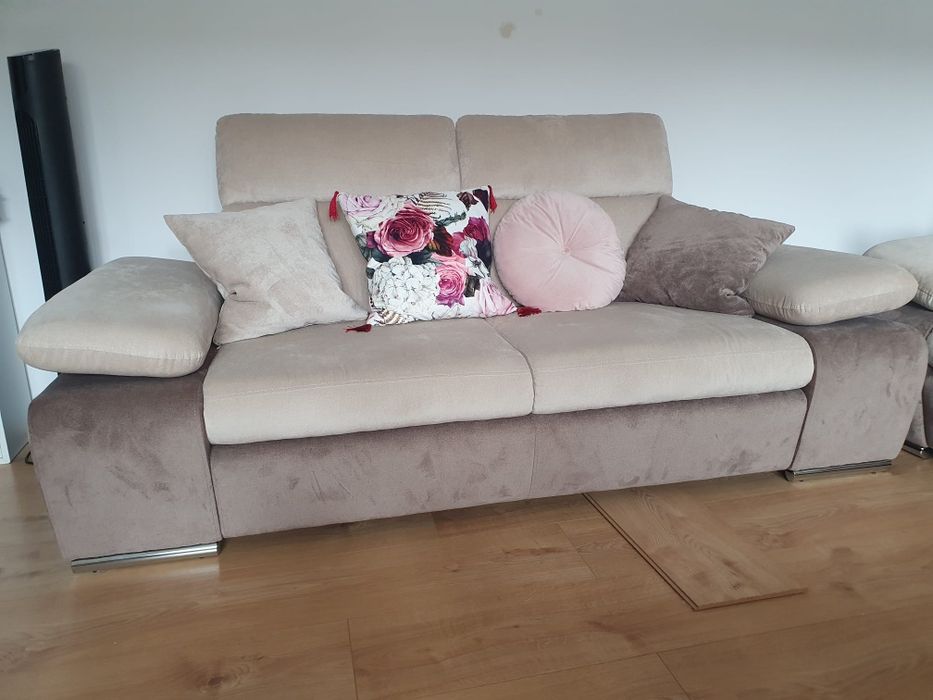 Sofa Odessa Beż/Brąz Agata Meble