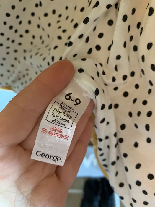 George kurtka przejsciowa lekko ocieplana 6/9 msc 68/74