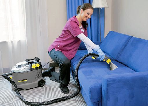 Выездная химчистка у вас на дому Karcher