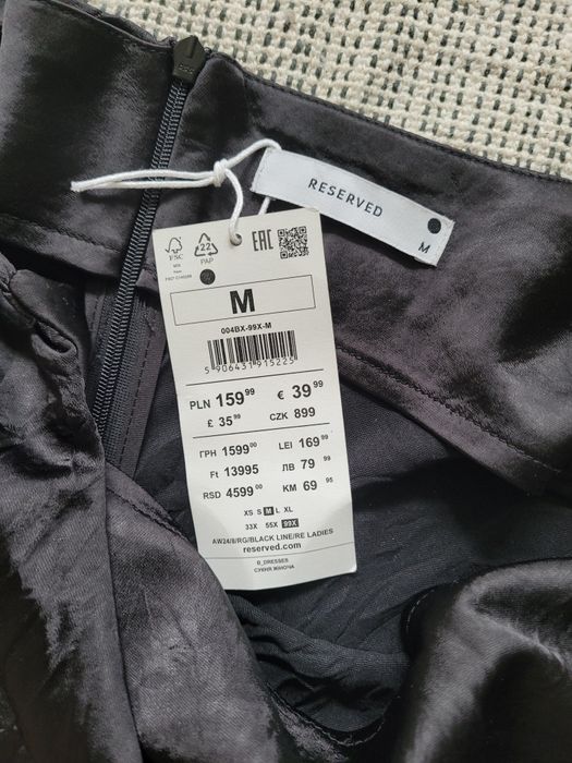 Nowa Little black dress w wersji maxi / slip dress