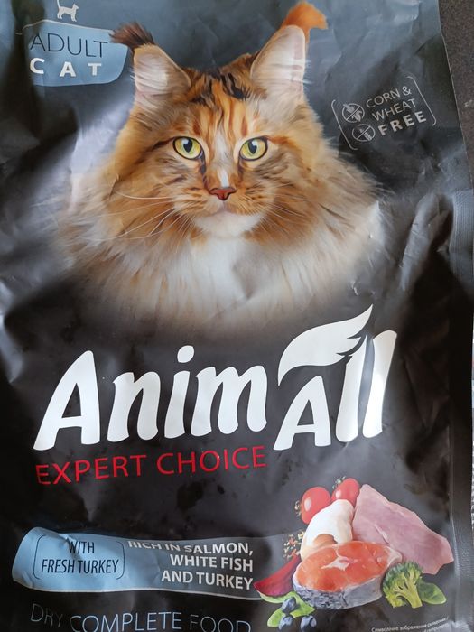 Сухий Корм Animall для котів на вагу 240 грн 1 кг