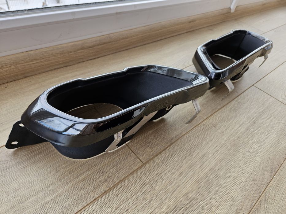 Черные насадки выхлоп BMW G05 G06 G07 X5 X6 X7