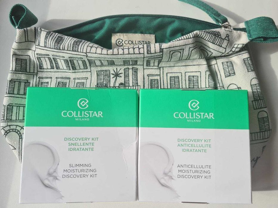 Collistar Скраб, Молочко для тіла, Флюїд + Косметичка - набір