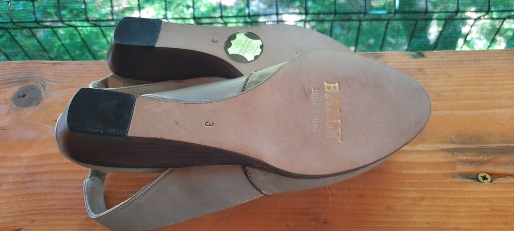 Туфлі-босоніжки з відкритою п'ятою Bally Suisse boutique,  шкіра