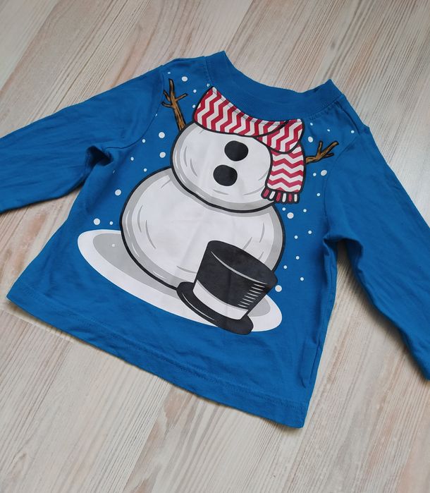 Детская новогодняя кофта свитшот на 6-9мес