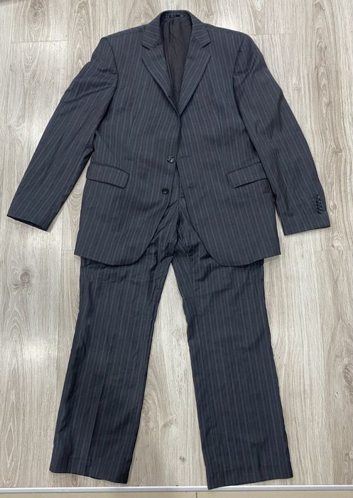 Grafitowy garnitur wełniany xl Sunset suit męski