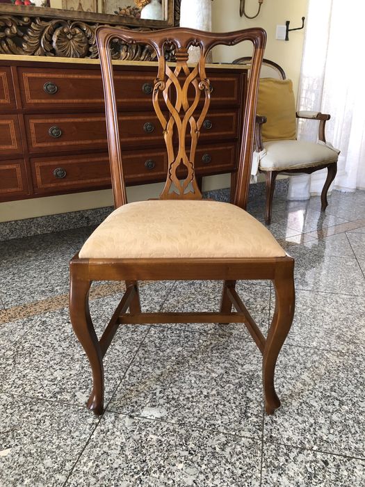 4 Cadeiras Cerejeira modelo século XIX