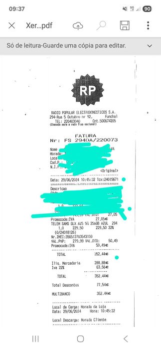 Telémovel amsung A25 5G