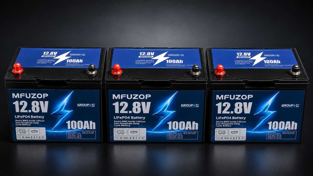 Акумулятор LiFePO4 12В 100А·год. Акумулятор LiFePO4 глибокого циклу BMS 100A (1280 Вт·ч) Ціна включає вартість доставки. DATOUBOSS, Humsienk, Kepworth