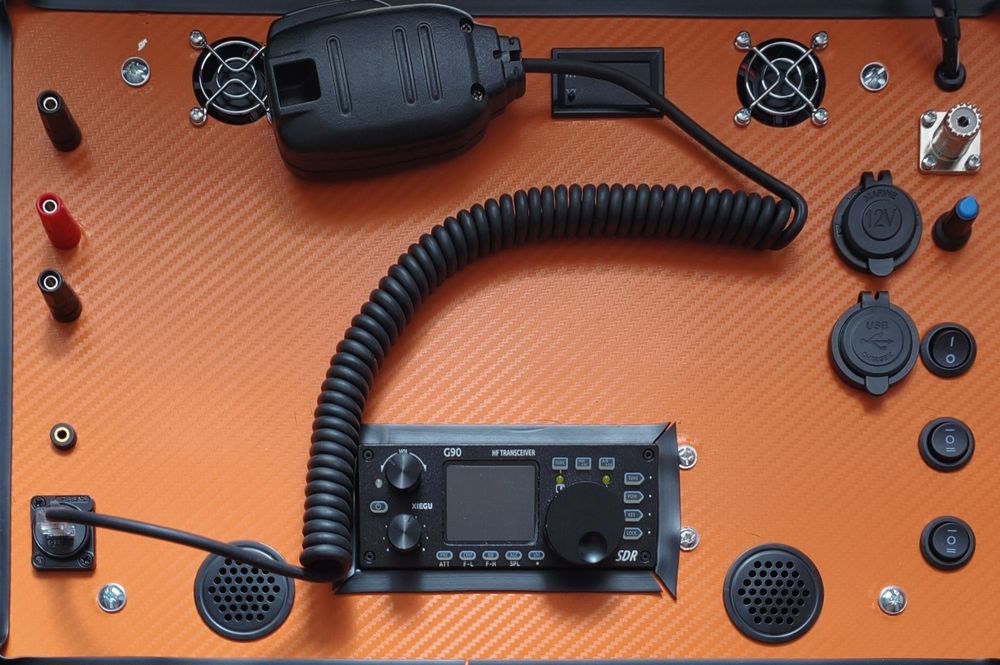 Xiegu  G90, gobox, stacja mobilna,
