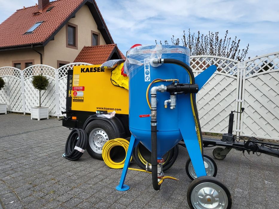 Piaskarka kompresor sprężarka komplet dostawa szkolenie w cenie